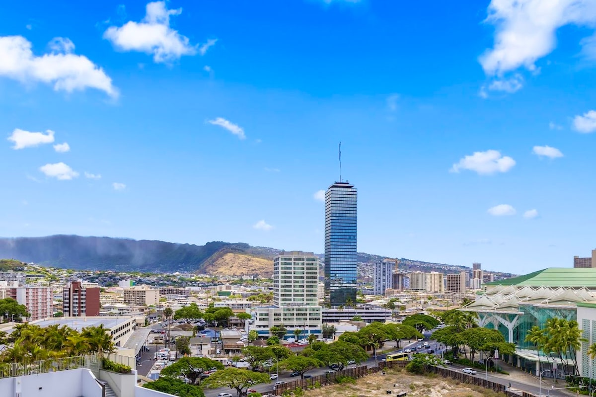 11F-Upscale King Suite-Corner Unit-Ala Moana Htl~