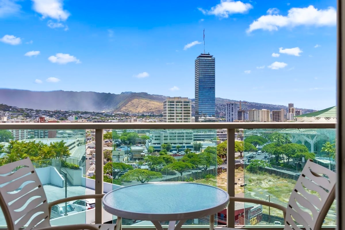 11F-Upscale King Suite-Corner Unit-Ala Moana Htl~