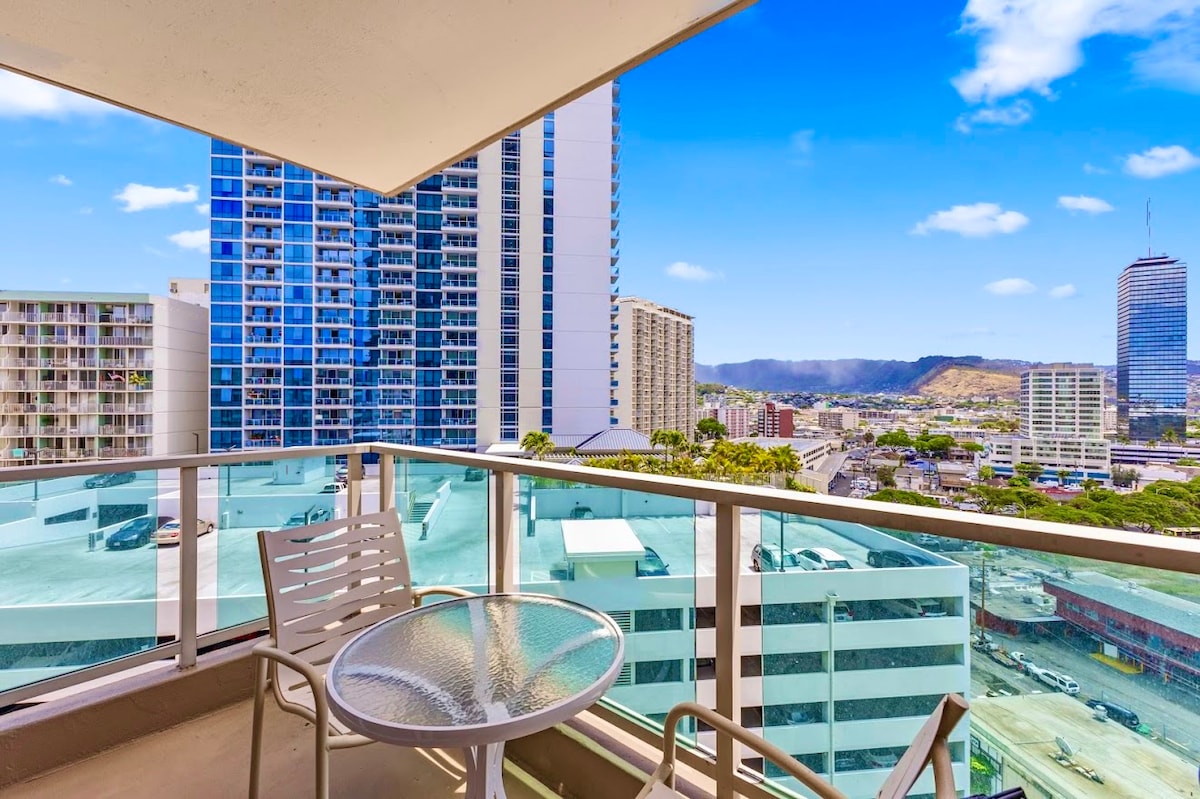 11F-Upscale King Suite-Corner Unit-Ala Moana Htl~