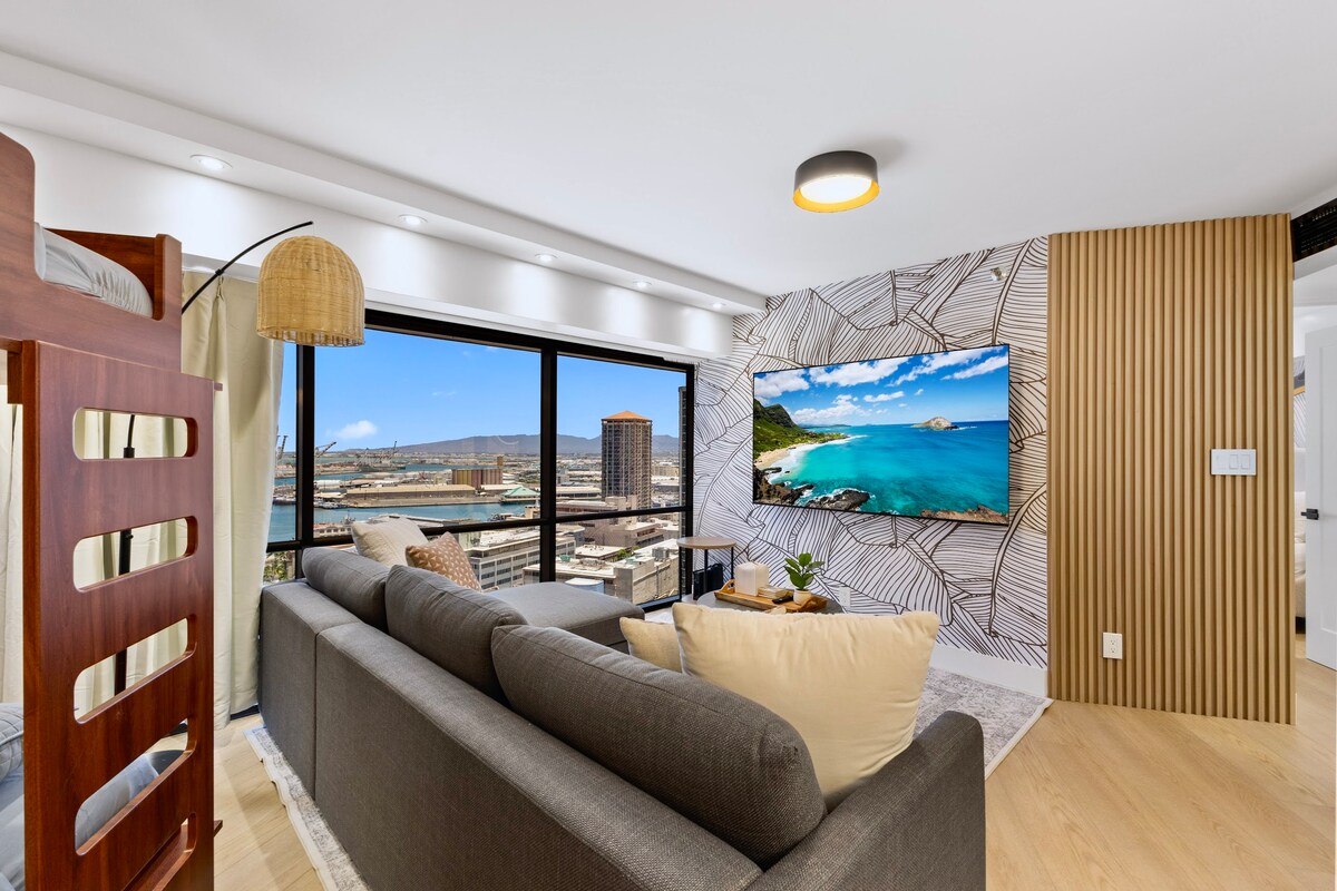 22FL-Financial District-Harbor View-1BR w/Parking