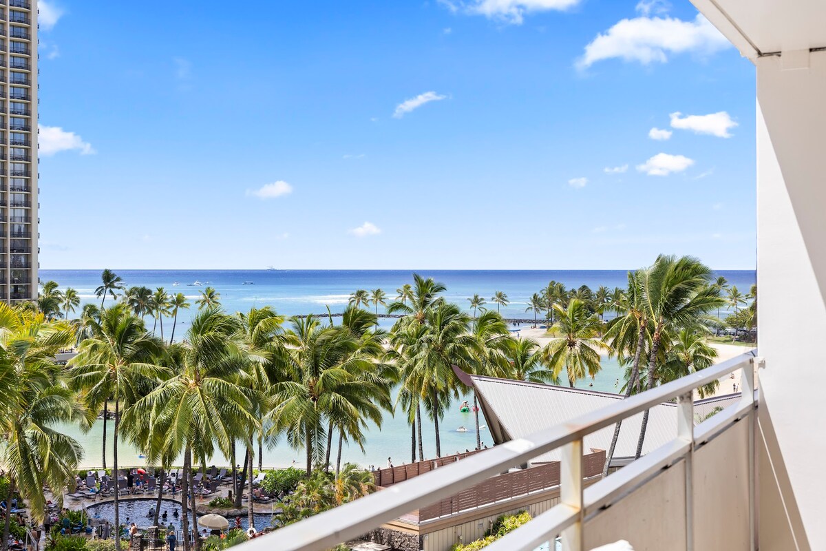 Beautiful Ilikai Condo with City and Ocean Views