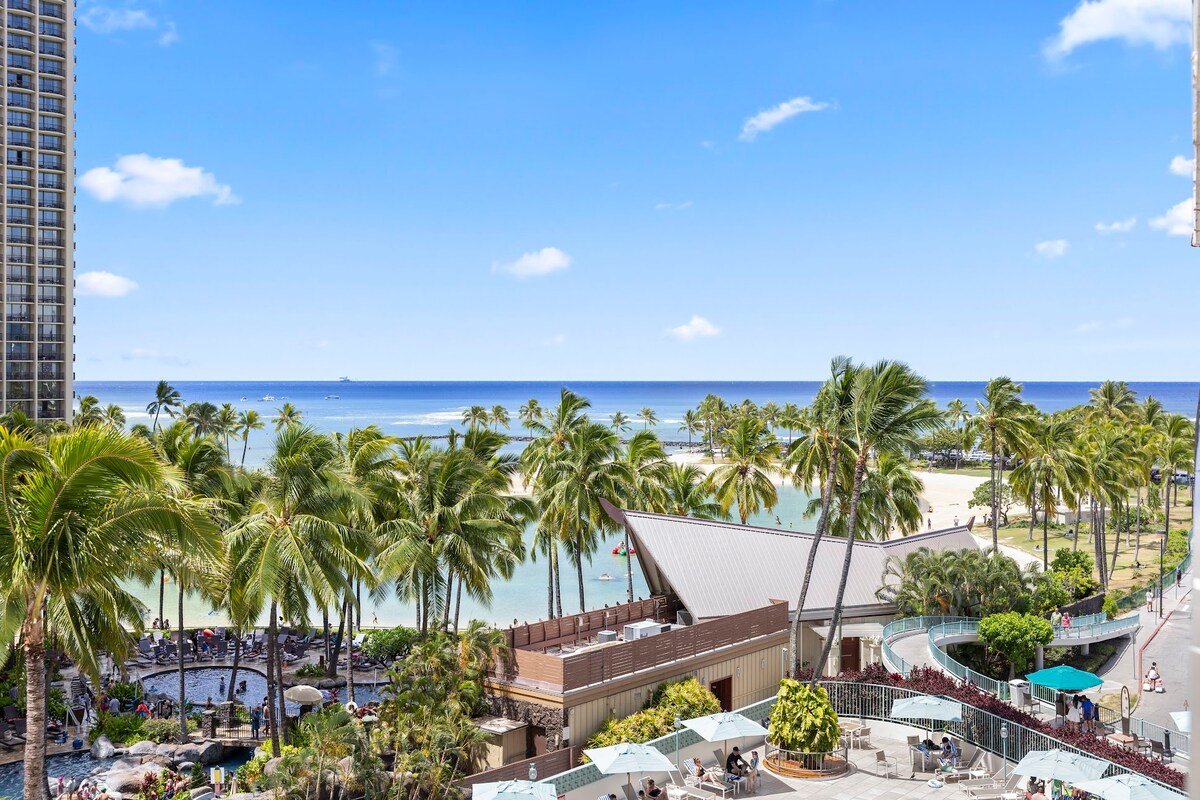 Beautiful Ilikai Condo with City and Ocean Views
