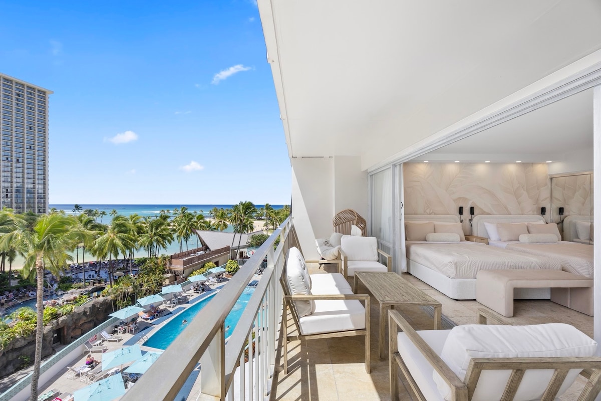 Beautiful Ilikai Condo with City and Ocean Views