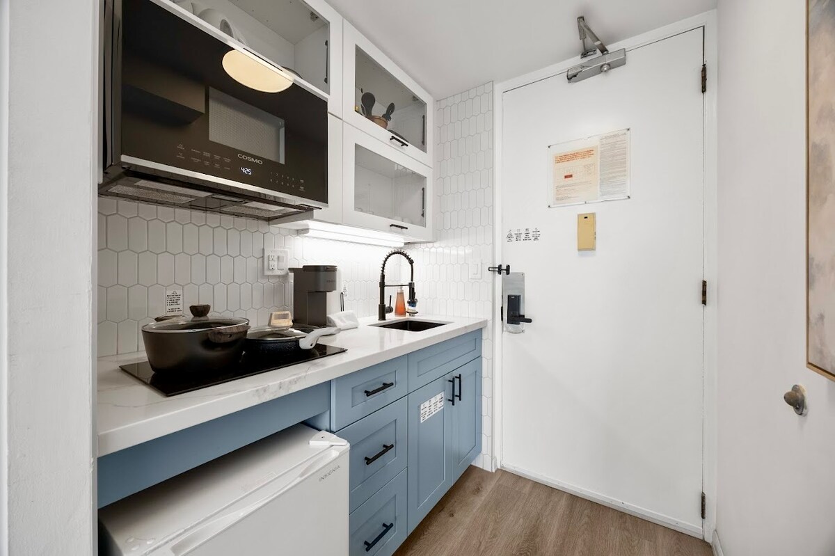Gorgeous Upscale King Studio-5min to Waikiki Beach