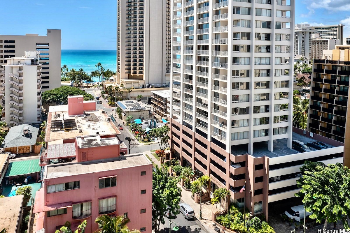 Gorgeous Upscale King Studio-5min to Waikiki Beach