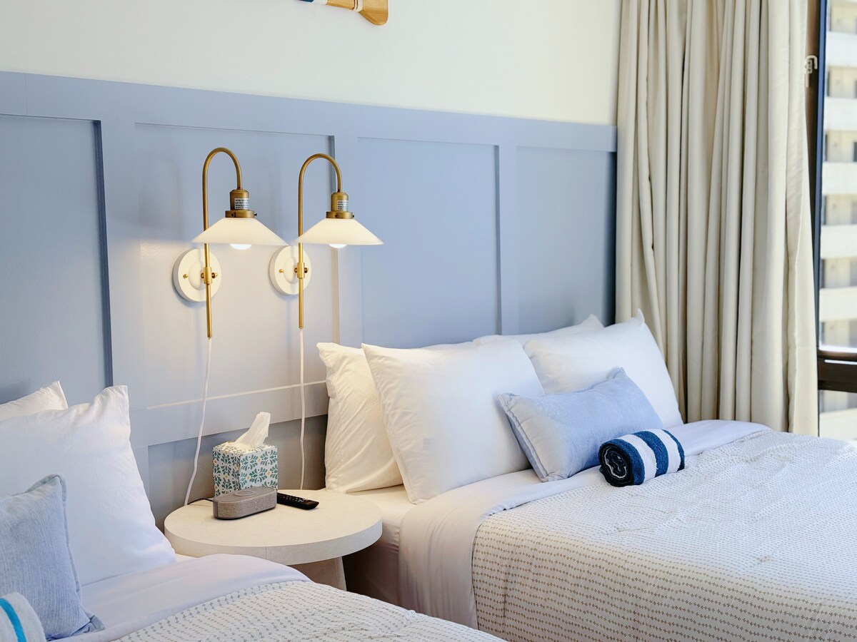 22FL-Upscale Fully Renovated-1BR-Waikiki!