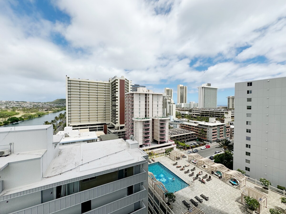 15F-Stunning Boutique King Studio-Waikiki Beach~