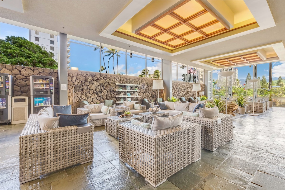 15F-Stunning Boutique King Studio-Waikiki Beach~