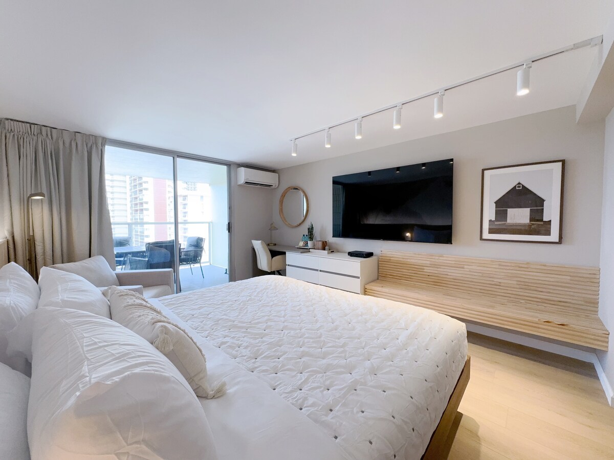 15F-Stunning Boutique King Studio-Waikiki Beach~
