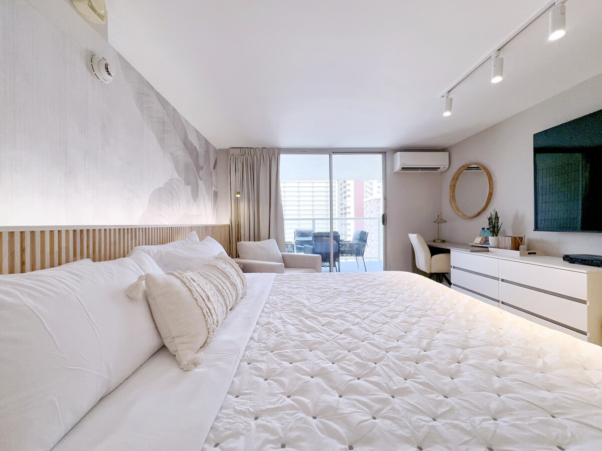 15F-Stunning Boutique King Studio-Waikiki Beach~