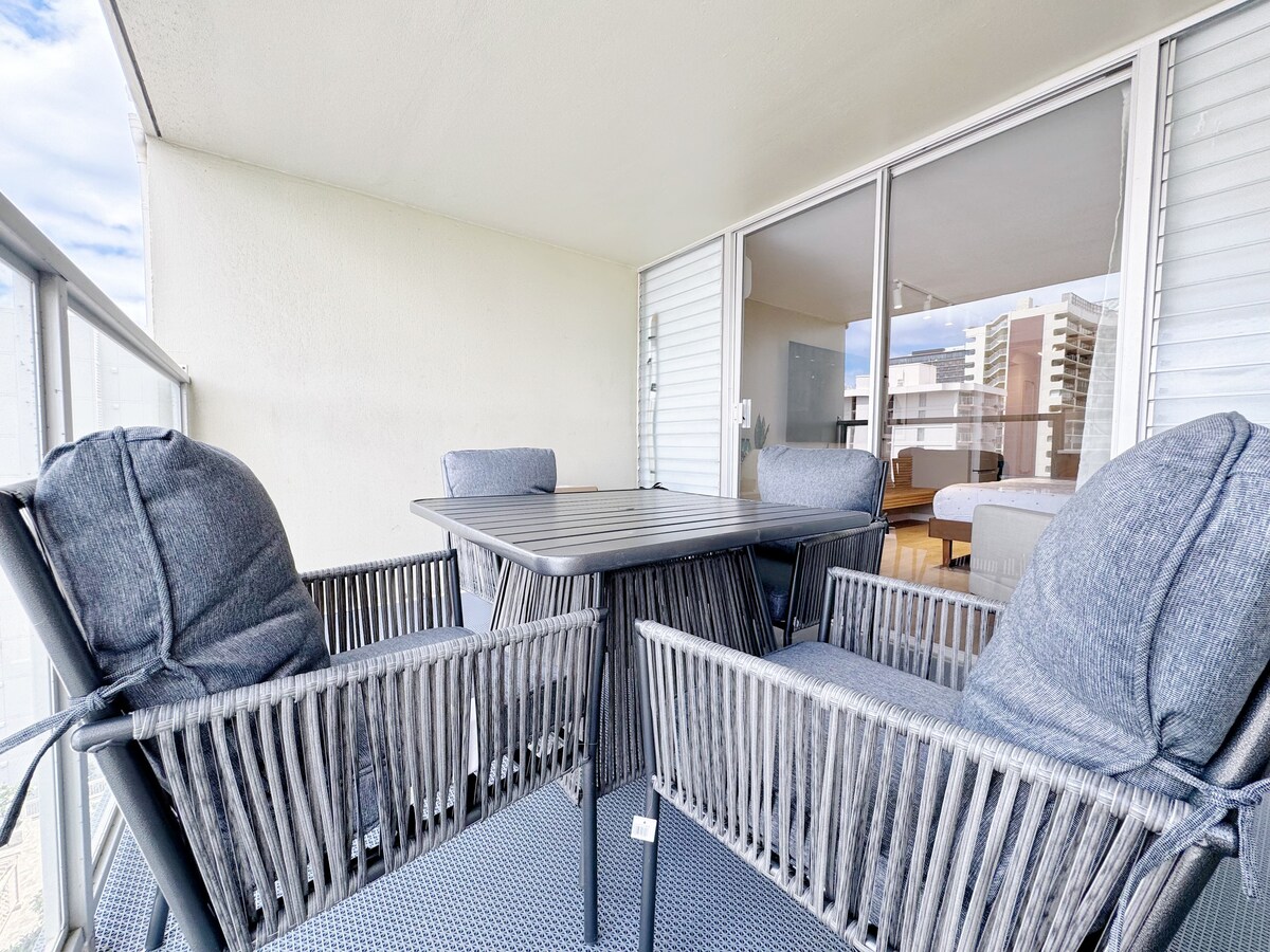 15F-Stunning Boutique King Studio-Waikiki Beach~