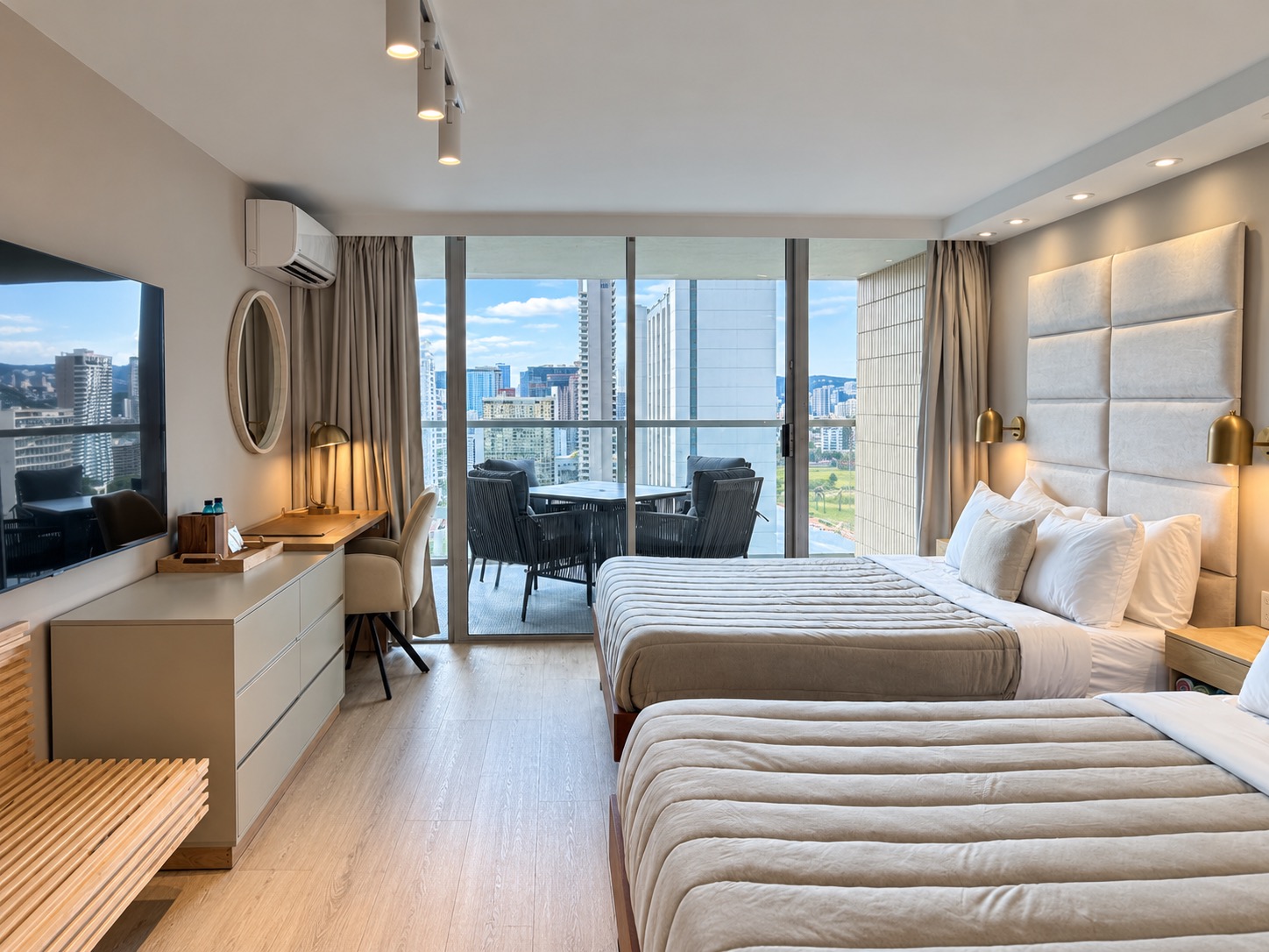 28F-Upscale Chic Studio-Waikiki-Ocean&Canal View