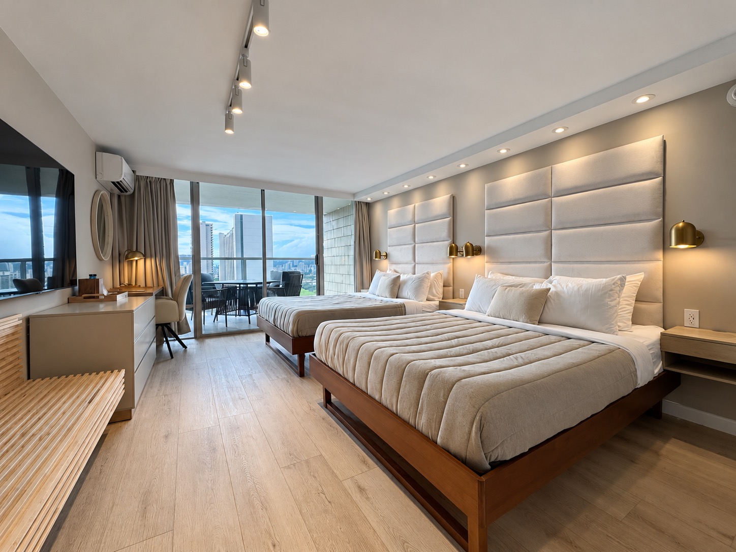 28F-Upscale Chic Studio-Waikiki-Ocean&Canal View