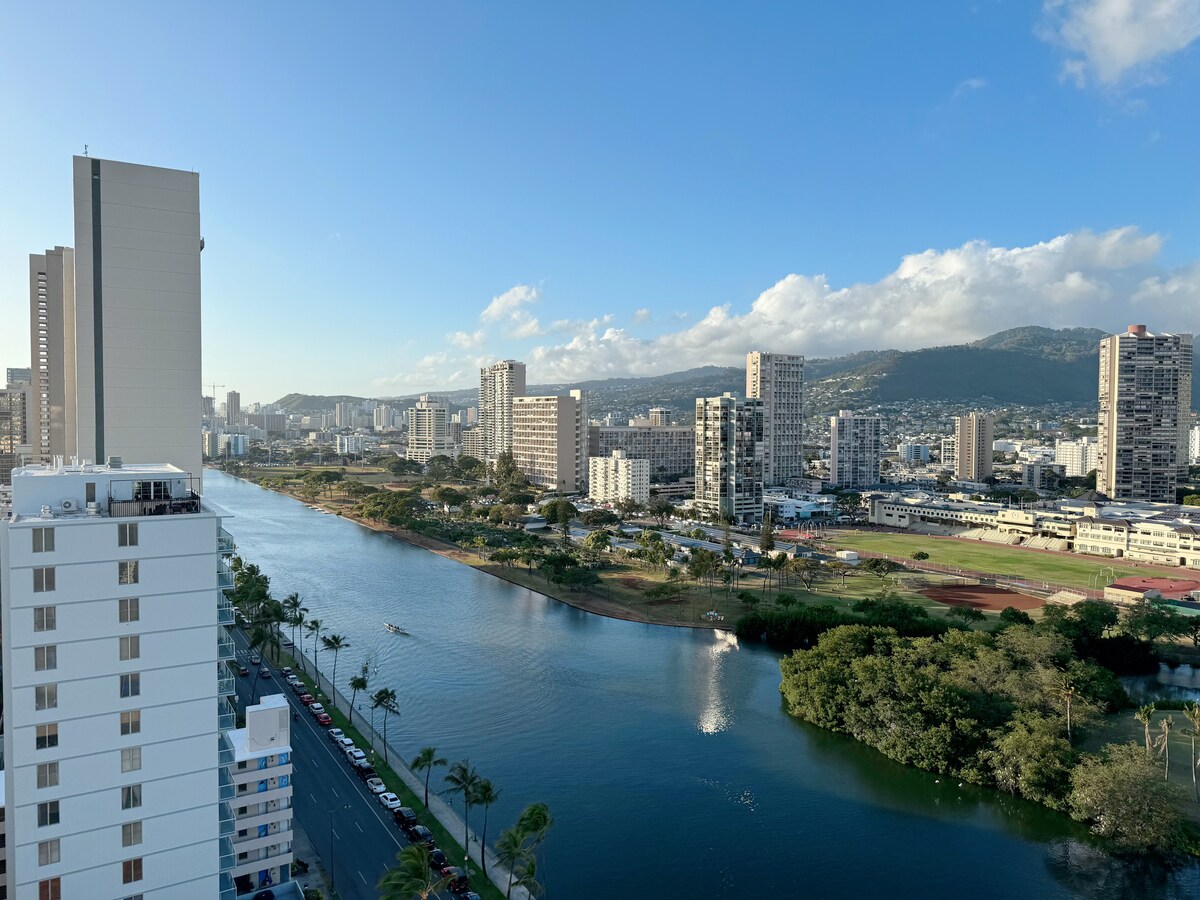 23FL-Upscale Newly Renovated King Studio-Waikiki~