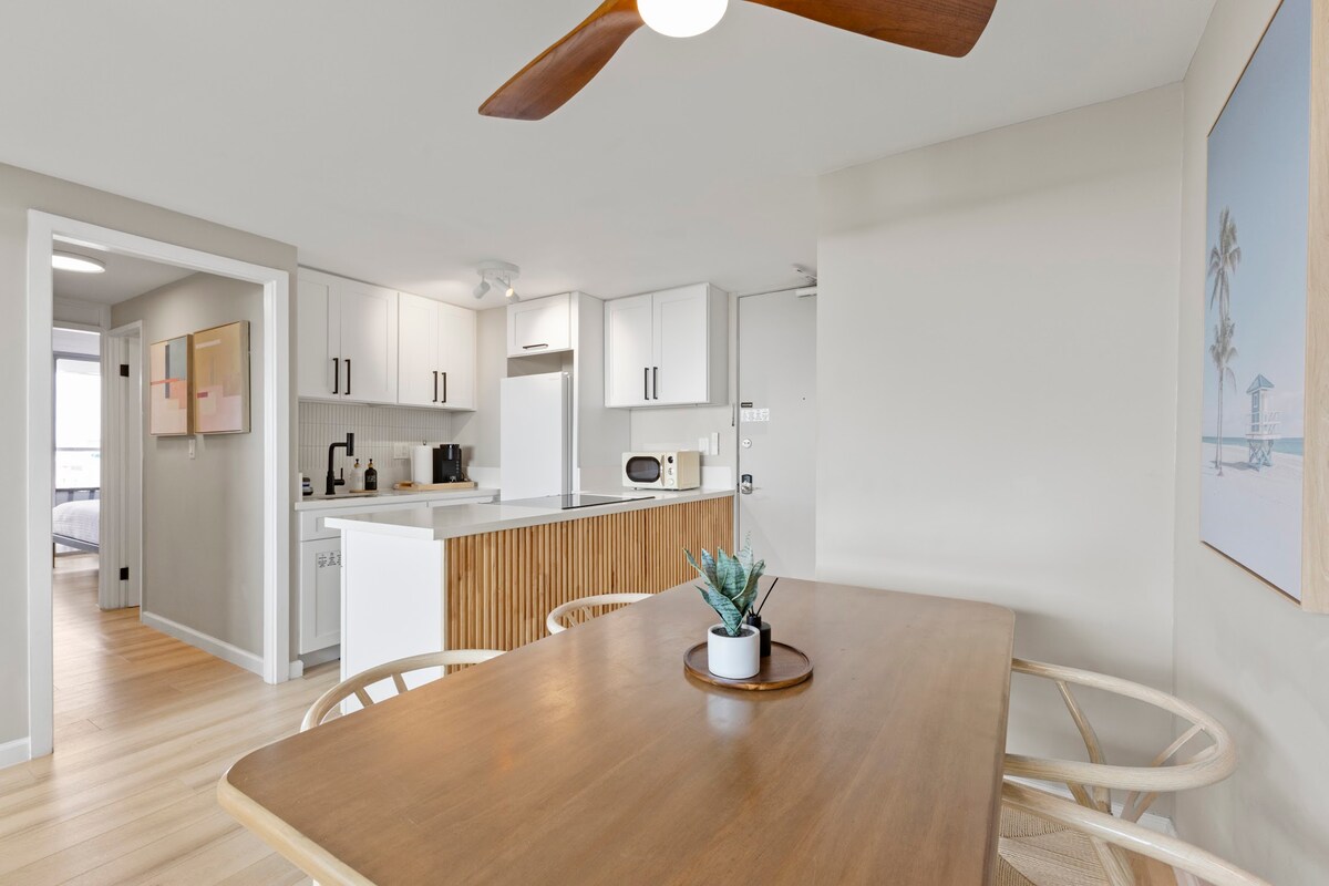 36F-Modern Upscale Ocean View 1BR-Waikiki Beach!