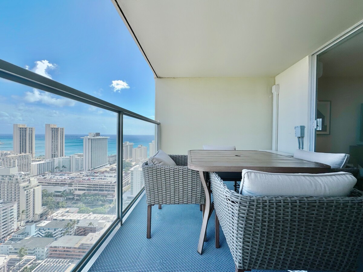 40FL-Ocean & Diamond Head Views-Premium Studio
