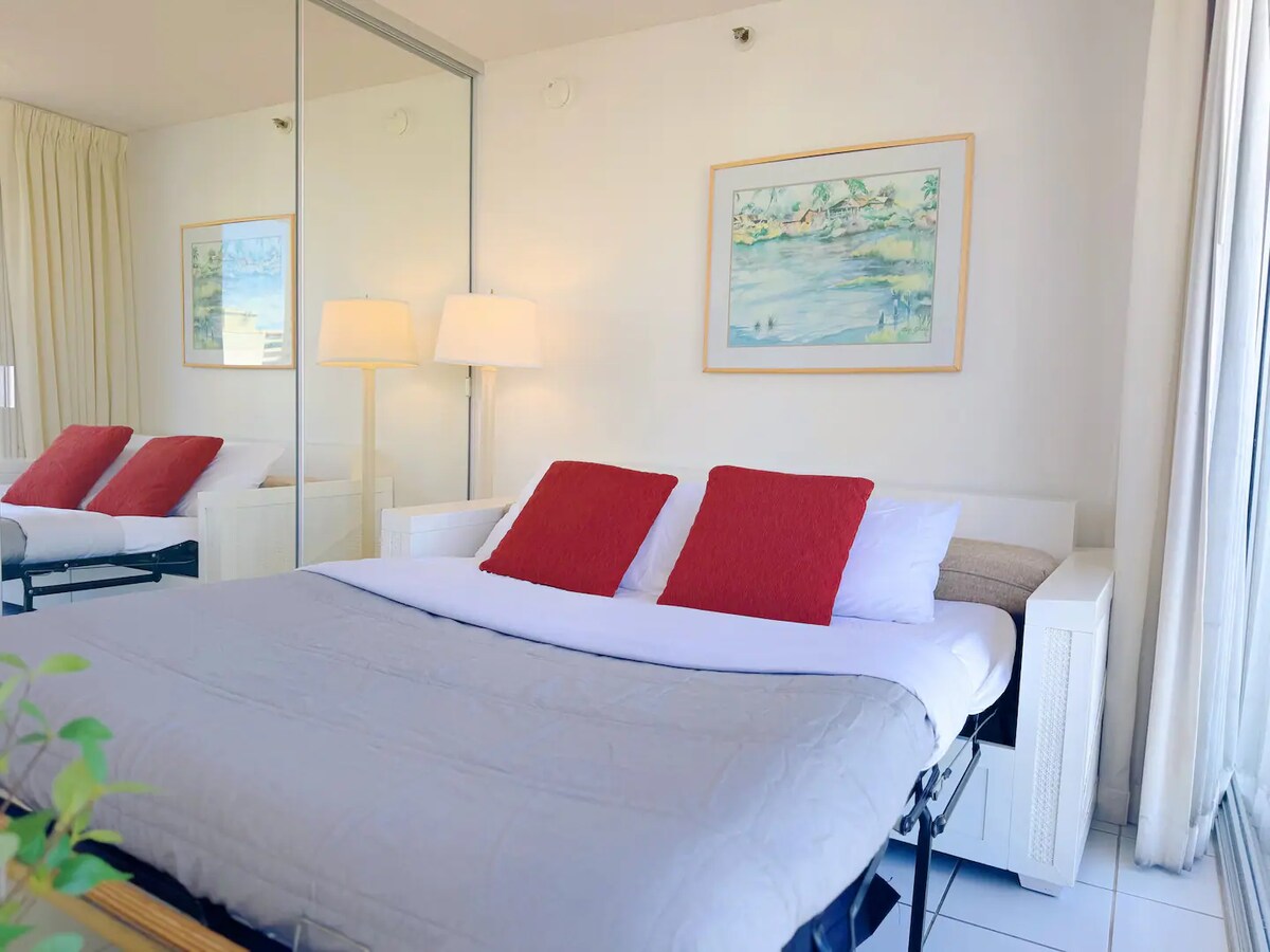 20F-Ocean View Studio-3min Walk To Beach~