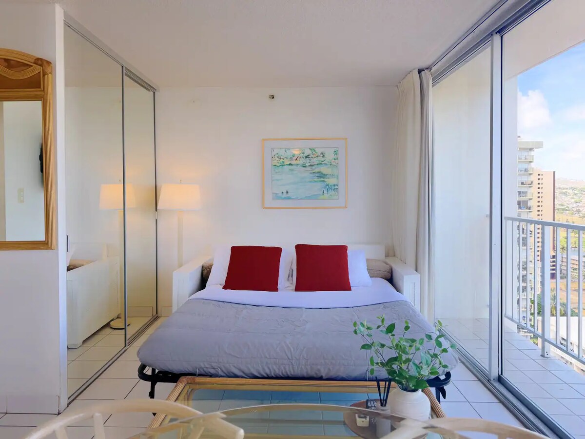 20F-Ocean View Studio-3min Walk To Beach~