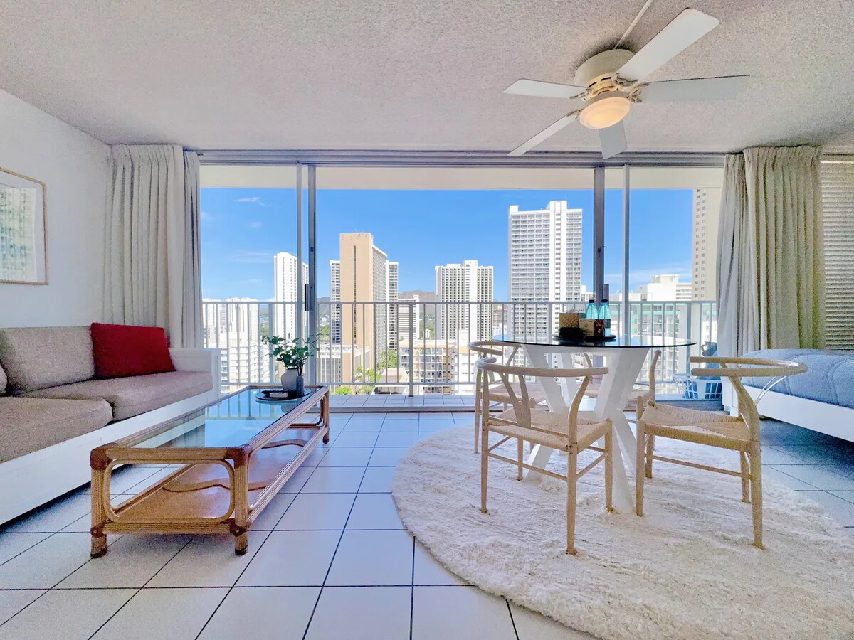 20F-Ocean View Studio-3min Walk To Beach~