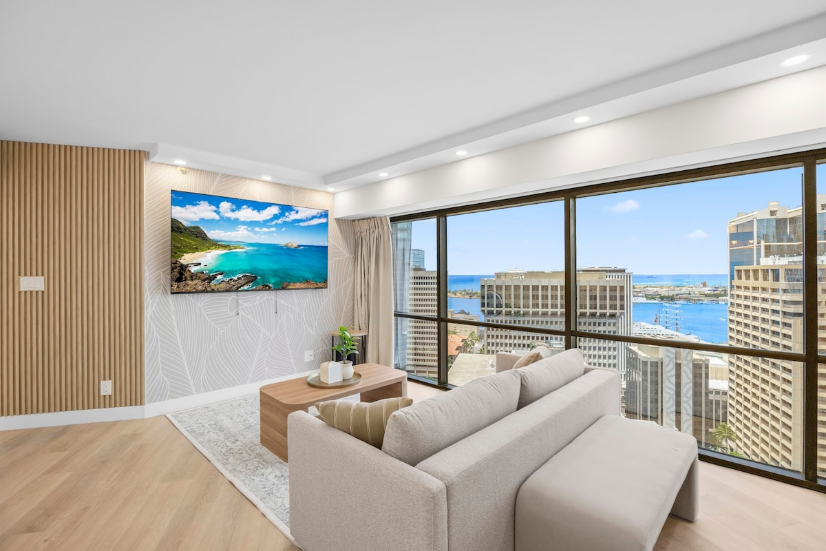 29F-Financial District-Harbor View-1BR w/Parking