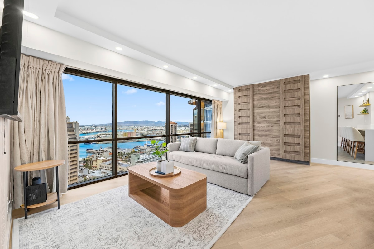 29F-Financial District-Harbor View-1BR w/Parking