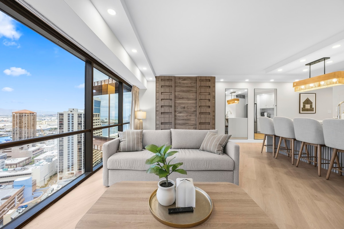 29F-Financial District-Harbor View-1BR w/Parking
